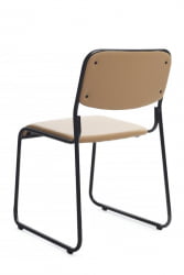 Кресло Никс РCХ ОМКЛ-02Б Бежевый/Металл Черный / Nix RCH OMKL-02B