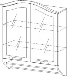 Шкаф-витрина Тиффани 19.15