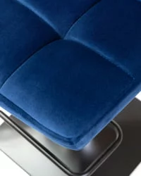 Стул барный ДОБРИН ДОМИНИC Синий велюр МДЖ9-117 / DOBRIN DOMINIC MJ9-117