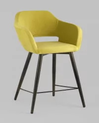 Стул полубарный Саймон ПЛ велюр Золотистый