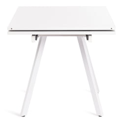Стол VIGO ЛДСП/HPL/металл, 120 x 80 x 30 х 30 х 75 см, Белый