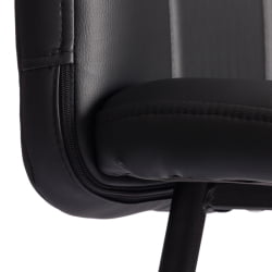 Барный стул Medeo/Медео экокожа , черный, 42х56х102 см