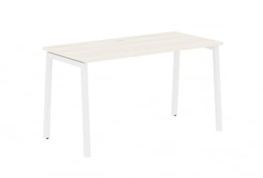 Стол письменный ЕДИС ЕЛСТ 1367 Ясень Траун Белый / EDIS ELST