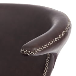 Стул FLAIR (mod. 9020) экокожа/металл, 60 х 56 х 78 см , коричневый 1/черный