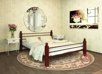 Кровать Милана Lux plus 1600х2000 Коричневая