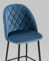 Стул полубарный Марсель ПЛ велюр Пыльно-синий