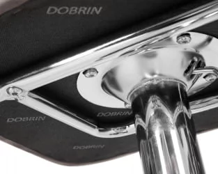 Стул барный ДОБРИН CХАРЛЙ Серый велюр МДЖ9-75 / DOBRIN CHARLY MJ9-75