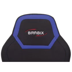 Геймерское кресло BRABIX Alpha GM-018 Черное/синее