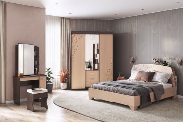 Пуф Рони 2 PM-001.2 персик (велюр)