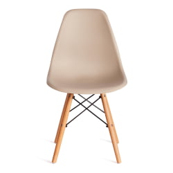 Стул CINDY (EAMES) (mod. 1801) дерево бук/металл/сиденье пластик, 45x51x82 см, Beige (Бежевый) Стул CINDY (EAMES) (mod. 1801) дерево бук/металл/сиденье пластик, 45x51x82 см, Beige (Бежевый)