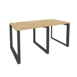 Рабочая станция на О-образном м/к ОНИКС О.МО-РС-2.0.8 Тиквуд Светлый/Антрацит / ONIX O.MO-RS-2.0.8