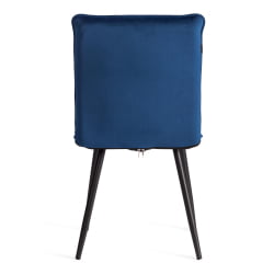 Мягкий стул Sweet LT, велюр, Blue (синий), 41х55х88 см