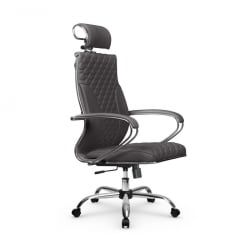 Кресло руководителя Metta L 2c 44C/K116 Infinity Easy Clean (MPES) Комплект 5 Серое