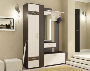 Прихожая Инфинити №1 Венге/Дуб молочный