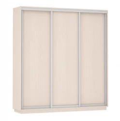 Шкаф-купе в коридор Экспресс Трио Элемент 2100х2400х Дуб молочный / 2100х2400h