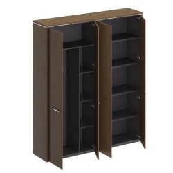 Шкаф комбинированный (для одежды-для документов закрытый) VELAR ВЛ 363 ДТ Дуб табачный