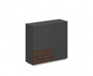 Шкаф Oliver OL-20-17.OS.OS.DT.L Оникс серый-дуб табак