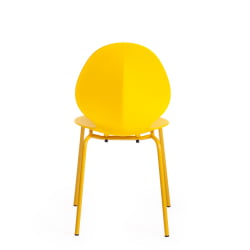 Стул EBAY (mod 03) металл/пластик, 52x46x83.5, желтый