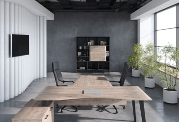 Кабинет руководителя JAY №2 Дуб Каньон Антрацит