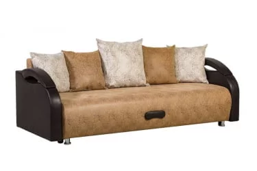 Диван прямой Юпитер БД Вольф Бежевый