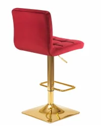 Стул барный DOBRIN GOLDIE Бордовый велюр MJ9-43
