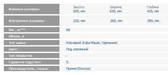 Депозитная ячейка DB-8