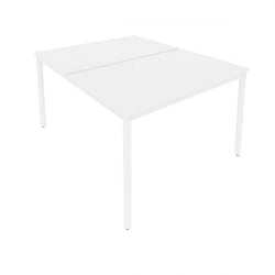 Рабочая станция на металлокаркасе СЛИМ СЙСТЕМ С.СП-4.3 Белый-Белый / SLIM SYSTEM