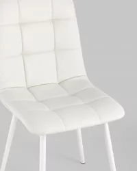 Стул Оливер вхите экокожа Белый / Oliver white