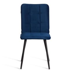 Стул обеденный Бари ЛТ, велюр, Блуе (синий), 41х55х89 см / Bari LT, Blue