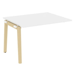 Проходной наборный элемент переговорного стола ONIX WOOD OW.NPRG-2 Белый Бриллиант/Светлый