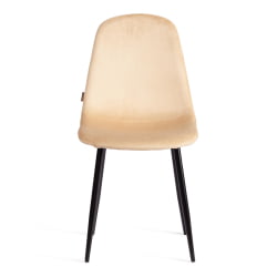 Металлический стул BREEZE (mod. JSC-58) Велюр/металл , 44 х 53 х 86 см, sandy (песочный) HLR6 / черный