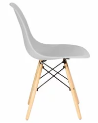 Стул ДОБРИН ДСВ Светло-серый ГР-01 / DOBRIN DSW GR-01