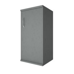 Шкаф низкий узкий правый Рива А.СУ-3.1 Пр Серый / Riva