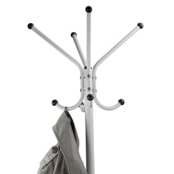 Вешалка для одежды напольная металлическая Пико 3 Белый