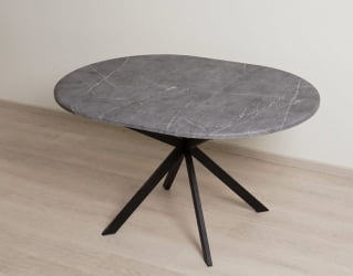Обеденный стол Орфей 49.1 Мрамор темный