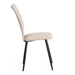 Мягкий стул La Rousse NEW, велюр, бежевый/черный, 7, 45x55x93 см
