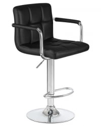 Стул барный ДОБРИН КРУГЕР АРМ (черный) 2 шт / DOBRIN KRUGER ARM