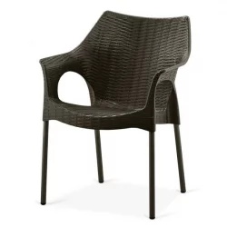 Стул пластиковый XRB-066A Chocolate Стул пластиковый XRB-066A Chocolate