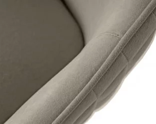 Стул обеденный ДОБРИН СТЕЛЛА (ЭМАЛЬ ЧЕРНЫЙ МУАР велюр Катаниа Кокоа) / DOBRIN STELLA Catania Cocoa)