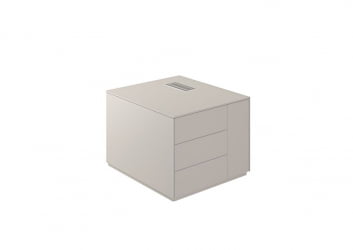 Тумба опорная 800 правая Atlas NZ-0232.GS.GS.R Серый камень