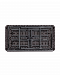 Комплект раскладного стола и двух скамеек Кейт коричневый