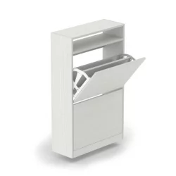 Тумба 2-х уровневая Выбеленное дерево