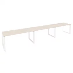 Рабочая станция на О-образном м/к ОНИКС О.МО-РС-3.4.7 Денвер Светлый/Белый / ONIX O.MO-RS-3.4.7