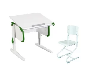 Стол-трансформер Parta 1/75 + Stul Белый Зеленый