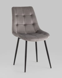 Стул Флекс New велюр светло-серый 2шт