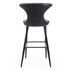 Стул барный FLAIR BAR (mod. 9018) экокожа/металл, 60 х 56 х 106 см , зеленый 14/черный