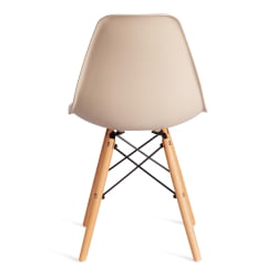 Стул CINDY (EAMES) (mod. 1801) дерево бук/металл/сиденье пластик, 45x51x82 см, Beige (Бежевый) Стул CINDY (EAMES) (mod. 1801) дерево бук/металл/сиденье пластик, 45x51x82 см, Beige (Бежевый)
