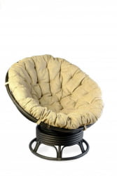 Кресло Папасан вращающийся 23/01B венге матовый