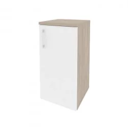 Шкаф низкий узкий правый ОНИКС О.СУ-3.1(Р) Дуб Аттик/Белый / ONIX O.SU-3.1(R)