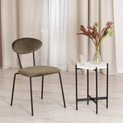 Журнальный стол Сеcрет Де Маисон ФЕНДЙ ( мод. 11980 ) алюминиевый сплав/мрамор, 38*38*53 см, античная медь / Secret De Maison FENDY mod.